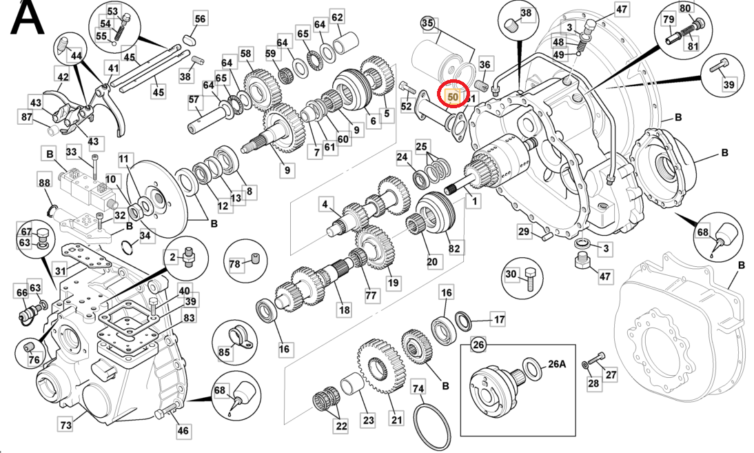 ФИЛЬТР СЕТКИ КОРОБКИ ПЕРЕДАЧ JCB 32/902200