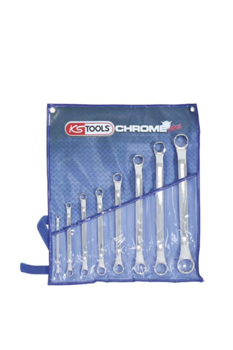 НАБОР ИЗ 8 ГАЕЧНЫХ КЛЮЧЕЙ KS TOOLS CHROME+