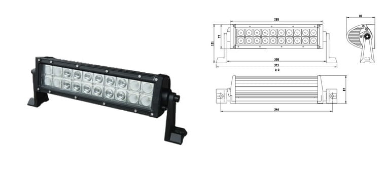 60W CREE 4200LM СВЕТОДИОДНАЯ РАБОЧАЯ ЛАМПА
