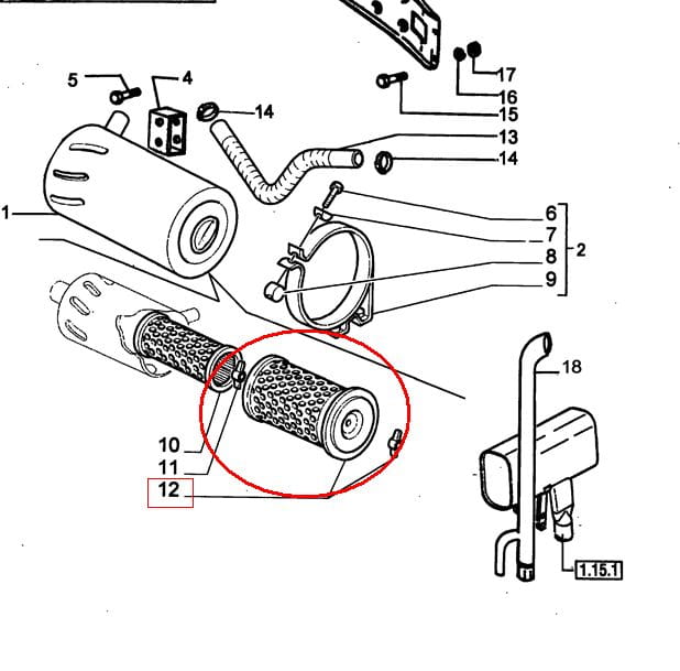 НАРУЖНЫЙ ВОЗДУШНЫЙ ФИЛЬТР NEW HOLLAND CASE 87569578 - 1930536 - 87780710