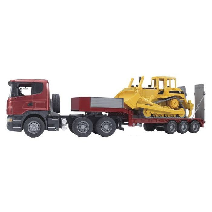 BRUDER SCANIA R + CATEPILLAR 03555