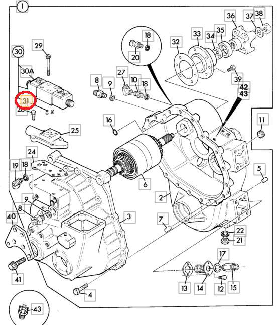 УПЛОТНЕНИЯ СОЛЕНОИДА КАТУШКИ JCB 3CX 4CX 35/100801