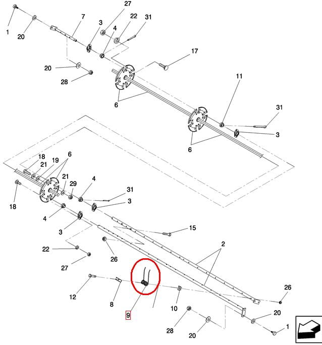 ПАЛЕЦ ПИКАПА NEW HOLLAND CASE 87394242