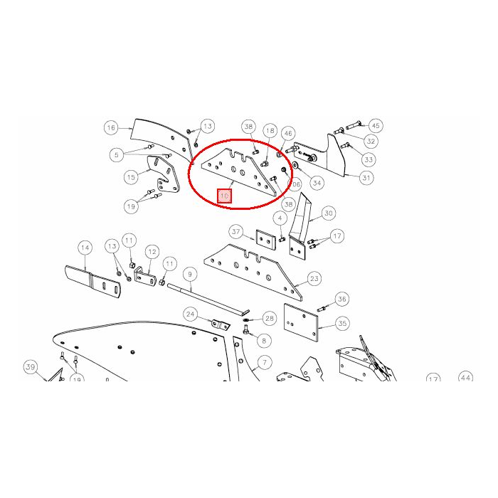 Полозья короткие Kverneland KK073608-A133397394