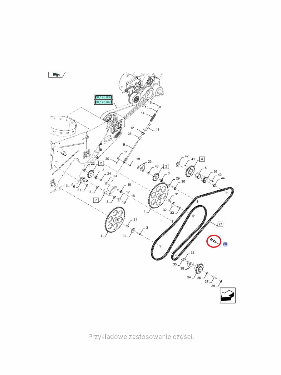 SPINKA NEW HOLLAND CASE CNH 288063