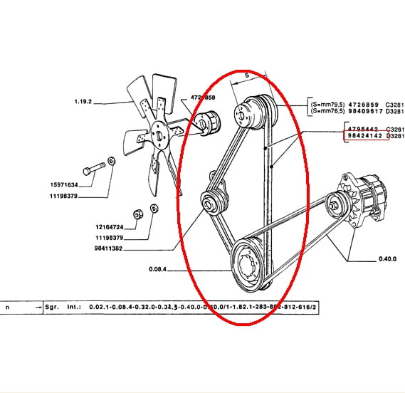 PASEK NEW HOLLAND 98424142