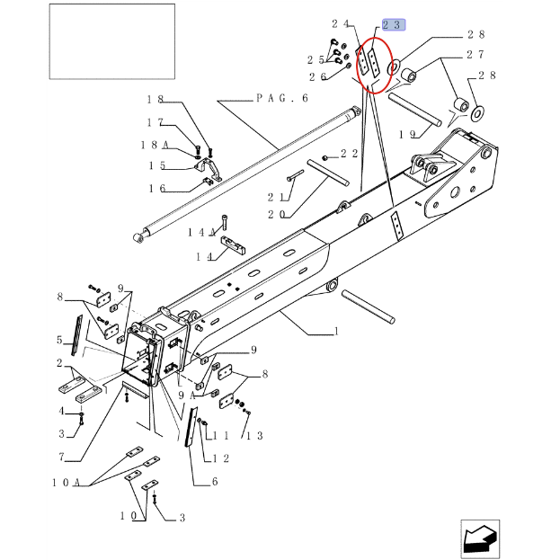 РЕГУЛИРОВОЧНАЯ ШАЙБА СТРЕЛЫ CNH 87757256