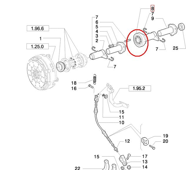 ОПОРНЫЙ ПОДШИПНИК NEW HOLLAND CASE STEYR 5166287