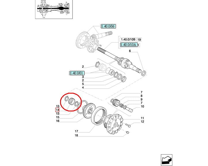 ЦЕНТРАЛЬНАЯ ЗВЕЗДОЧКА NEW HOLLAND CASE STEYR 5136819-84262815