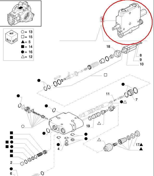 РАЗДЕЛ ДЕЛИТЕЛЯ NEW HOLLAND CASE STEYR 5195165-87526168