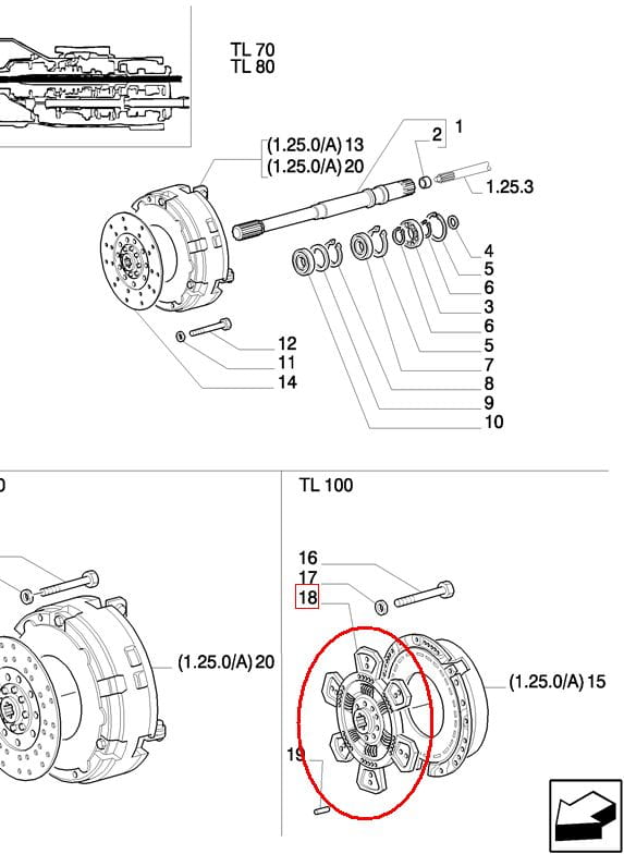 ДИСК СЦЕПЛЕНИЯ NEW HOLLAND CASE 5189825-87716700