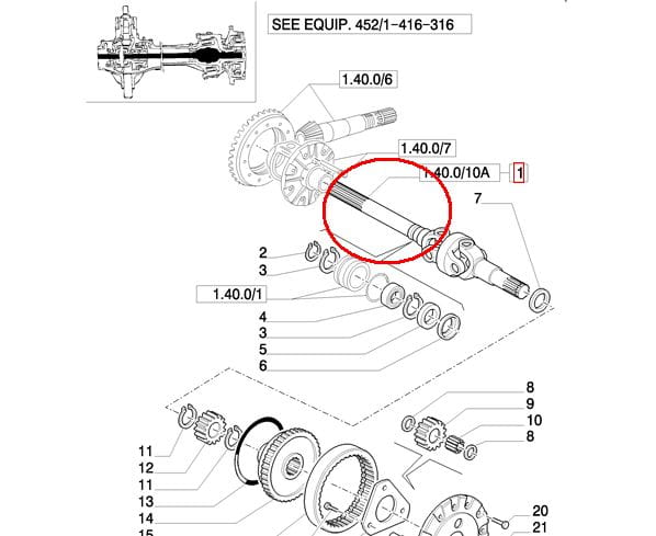 МУФТА КРЕСТОНОСЦЕВ ПОЛУОСЕЙ NEW HOLLAND CASE STEYR 5191550 - 9967774 - 87361042