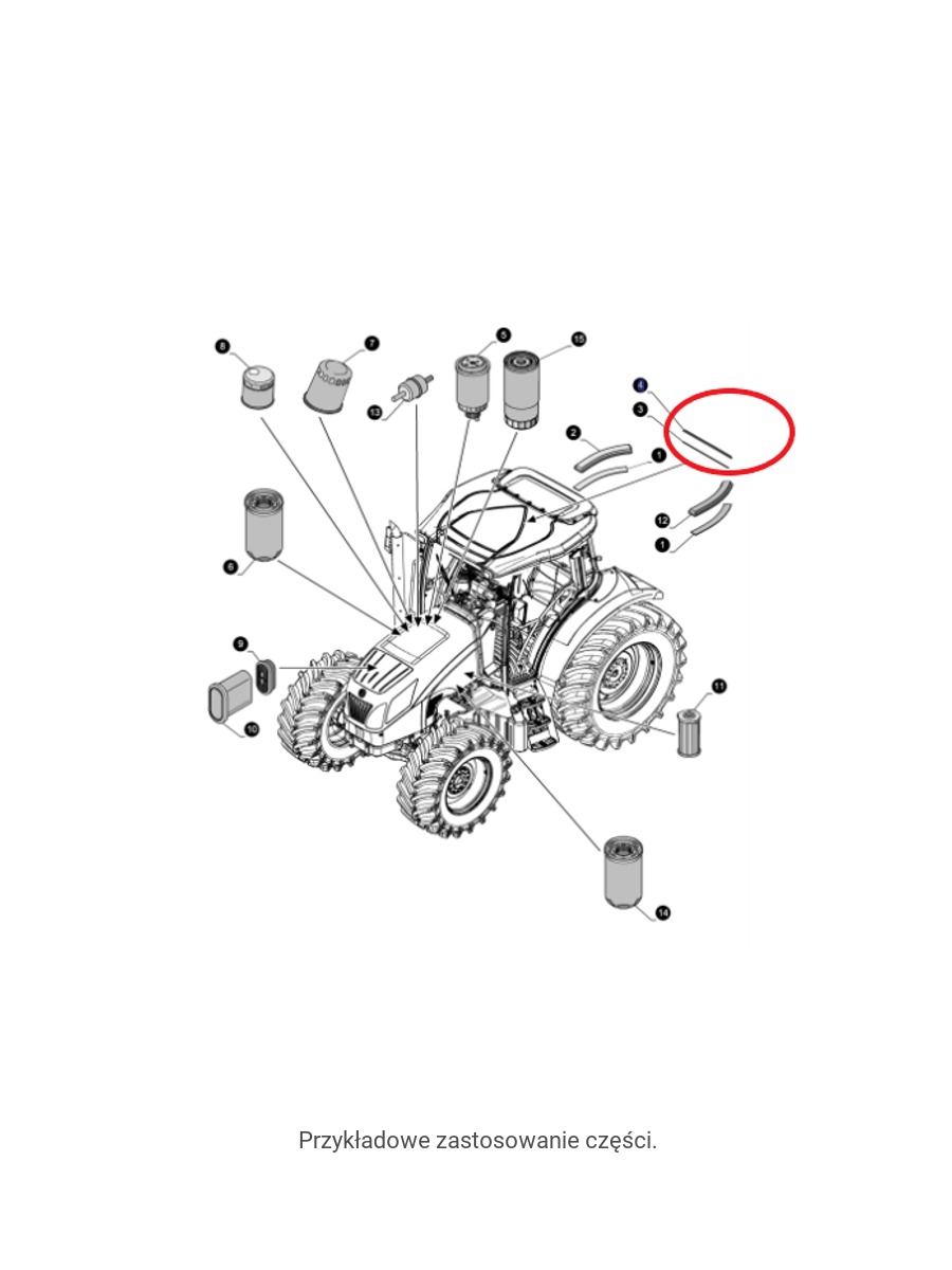 Фильтр кабины New Holland CNH 84524327
