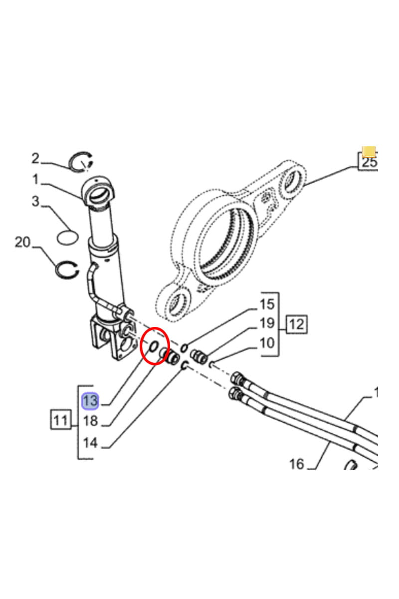 O-RING NEW HOLLAND CASE CNH 82019813