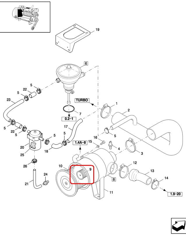 ВНУТРЕННИЙ ВОЗДУШНЫЙ ФИЛЬТР NEW HOLLAND CASE 87682985 - 84031480