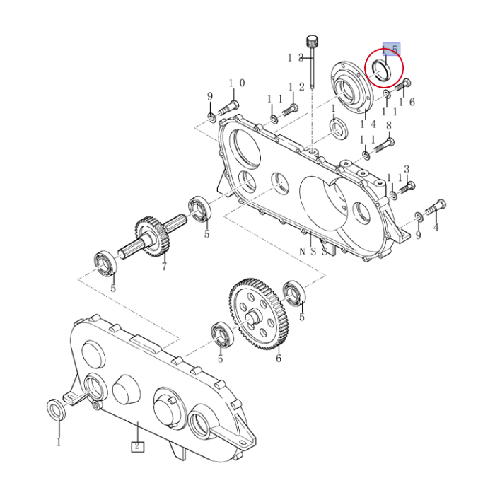 ФЛАНЦЕВАЯ КРЫШКА NEW HOLLAND 84005692