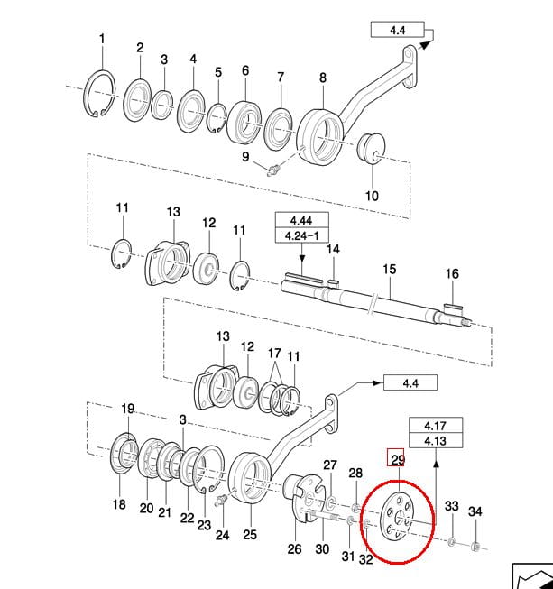 РЕЗИНОВАЯ МУФТА ПРИВОДА SIT NEW HOLLAND CASE 89515000-9515000