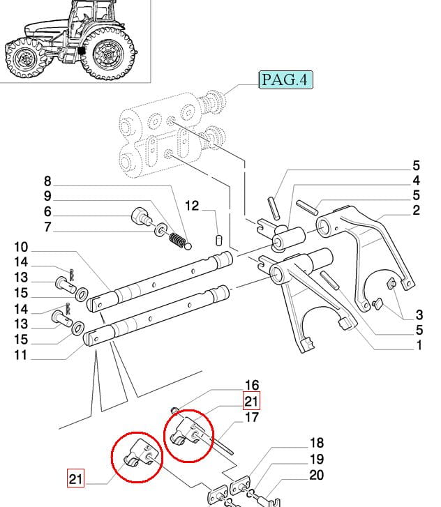 POTENCJOMETR NEW HOLLAND CASE STEYR 82021036 - 82033385 - 87559692 - 87605247