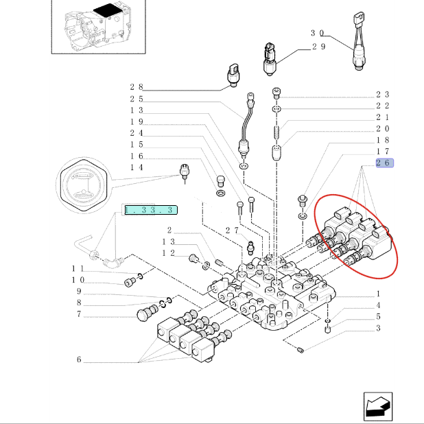 КАТУШКА СОЛЕНОИДА КОРОБКИ CNH 84148281