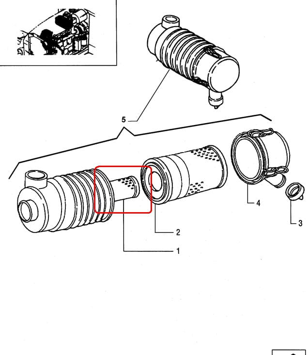 ВНУТРЕННИЙ ВОЗДУШНЫЙ ФИЛЬТР NEW HOLLAND CASE 87569522 - 47135975 - 1930588 - 86982523