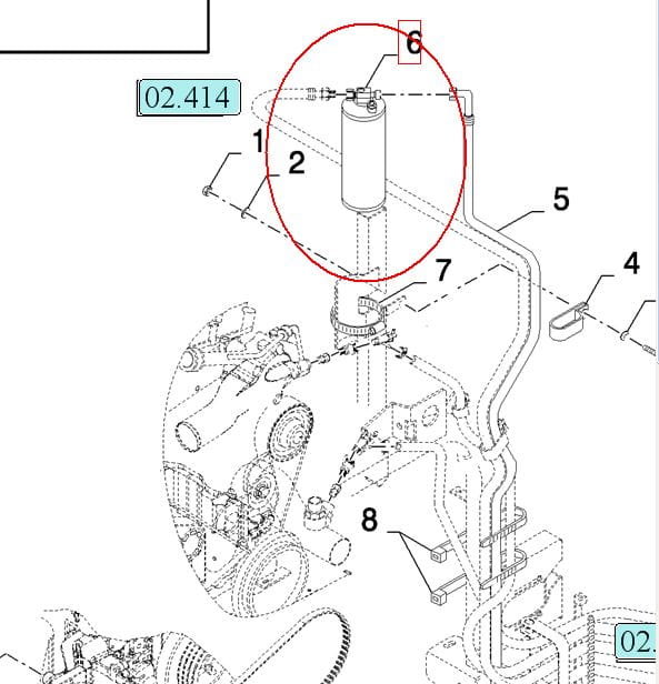 ФИЛЬТР ОСУШИТЕЛЬ ВОЗДУХА NEW HOLLAND CASE 84058791