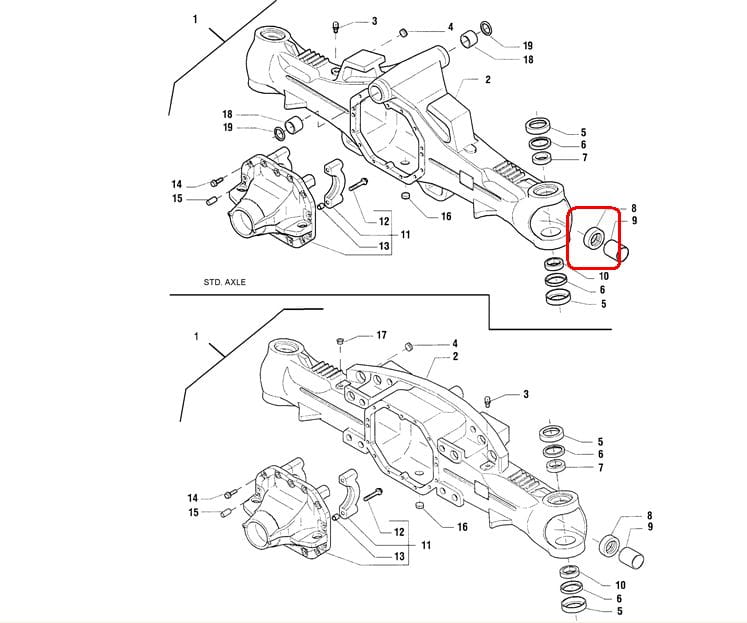 ГЕРМЕТИК ПОЛУОСИ NEW HOLLAND 86027126