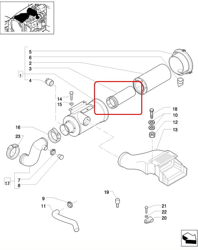 ВНУТРЕННИЙ ВОЗДУШНЫЙ ФИЛЬТР NEW HOLLAND CASE STEYR 87682992-82034607