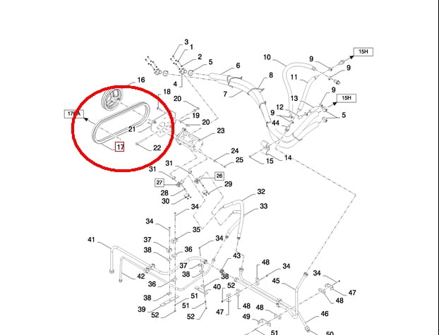 НАБОР РЕМНЕЙ NEW HOLLAND CASE 84817670