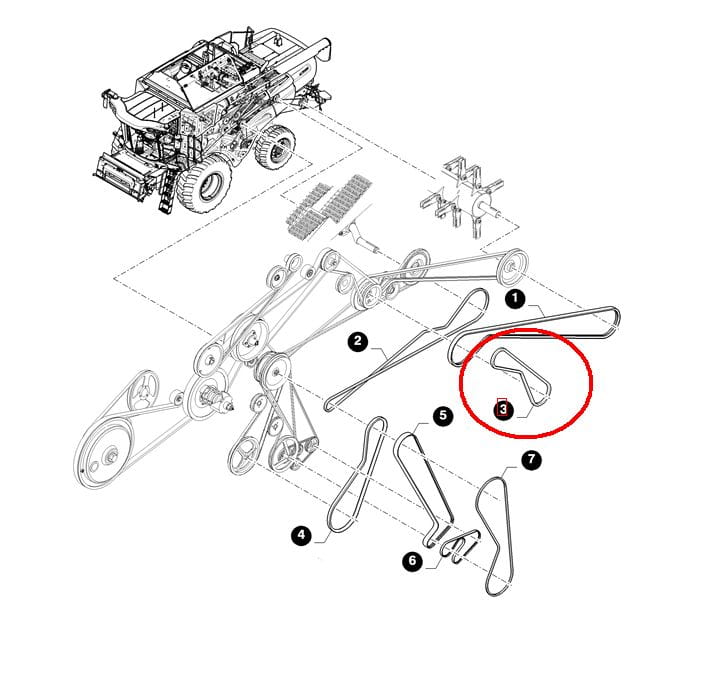 PAS SZARPACZA NEW HOLLAND CASE 84175581 - 87011585