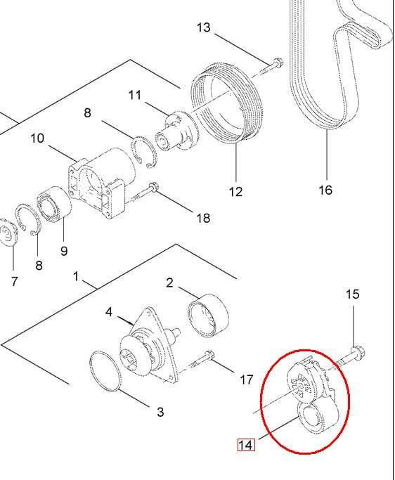 НАТЯЖИТЕЛЬ РЕМНЯ NEW HOLLAND CASE 87436755AM-87436755