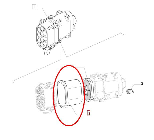 ВНЕШНИЙ ВОЗДУШНЫЙ ФИЛЬТР NEW HOLLAND CASE STEYR 87356351-87037984
