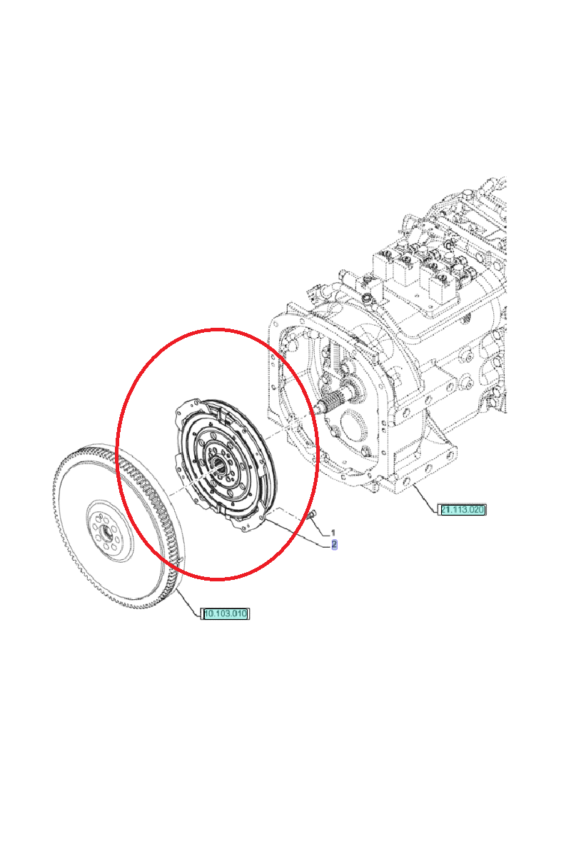 АМОРТИЗАТОР-ПЕРЕВОДЧИК ВИБРАЦИИ CASE CNH 84558208