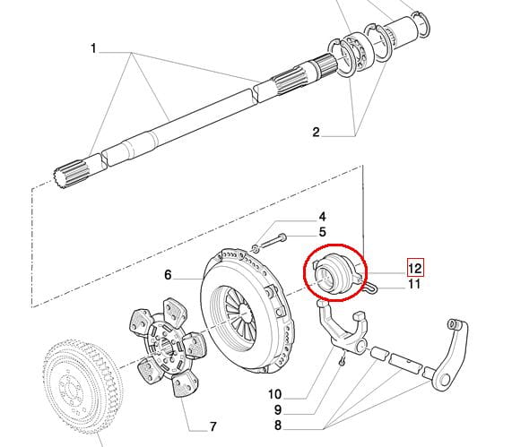 ОПОРНЫЙ ПОДШИПНИК NEW HOLLAND CASE 9967339