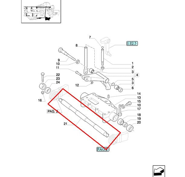 НИЖНИЙ РОЛИК НАТЯЖНОГО РОЛИКА NEW HOLLAND CASE 5154843