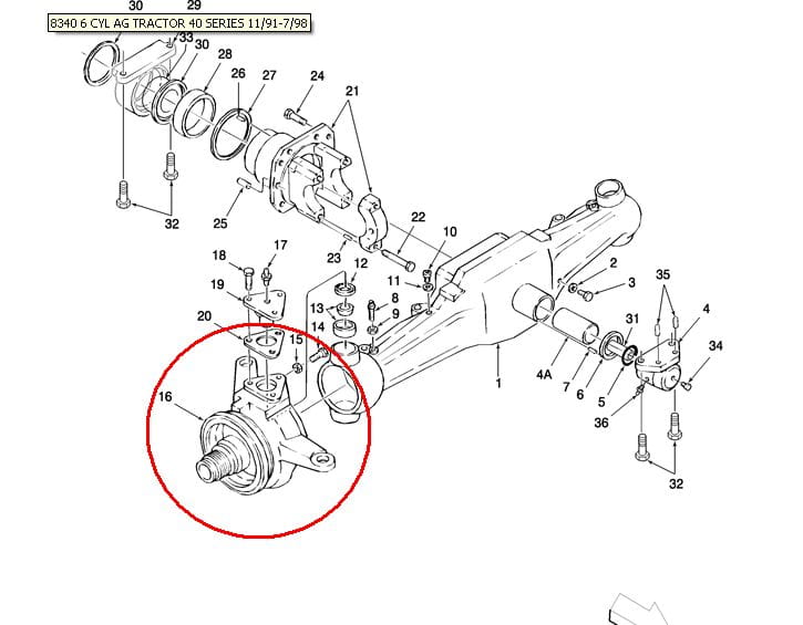 ЛЕВЫЙ КРОССОВЕР NEW HOLLAND CASE STEYR 5171554