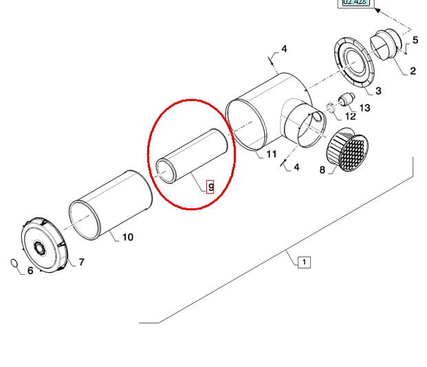ВНУТРЕННИЙ ВОЗДУШНЫЙ ФИЛЬТР NEW HOLLAND CASE 84819118 - 84432504 - 84530498