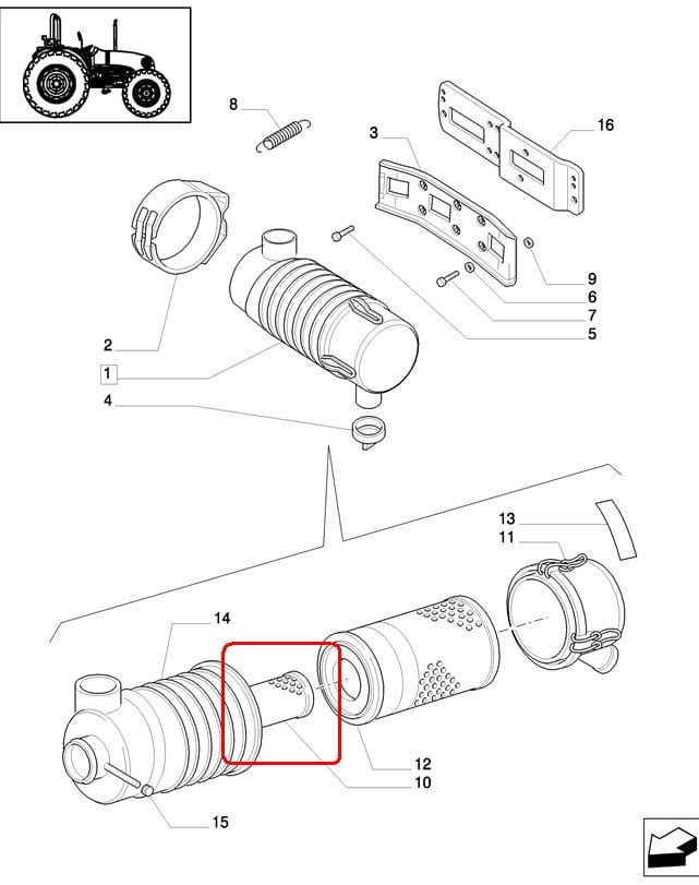 ВНУТРЕННИЙ ВОЗДУШНЫЙ ФИЛЬТР NEW HOLLAND CASE STEYR 87569533 - 1930590 - 47128156 - 47132346 - 47132347 - 87438246 - 132000190707 - 87418365 - 87682999