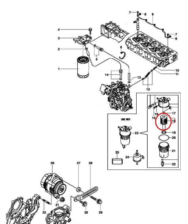 ТОПЛИВНЫЙ ФИЛЬТР (СЕПАРАТОР) NEW HOLLAND 84515493 - 84497557 - 48145979