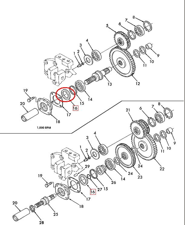 ГЕРМЕТИК ВАЛА WOM NEW HOLLAND CASE 89823545