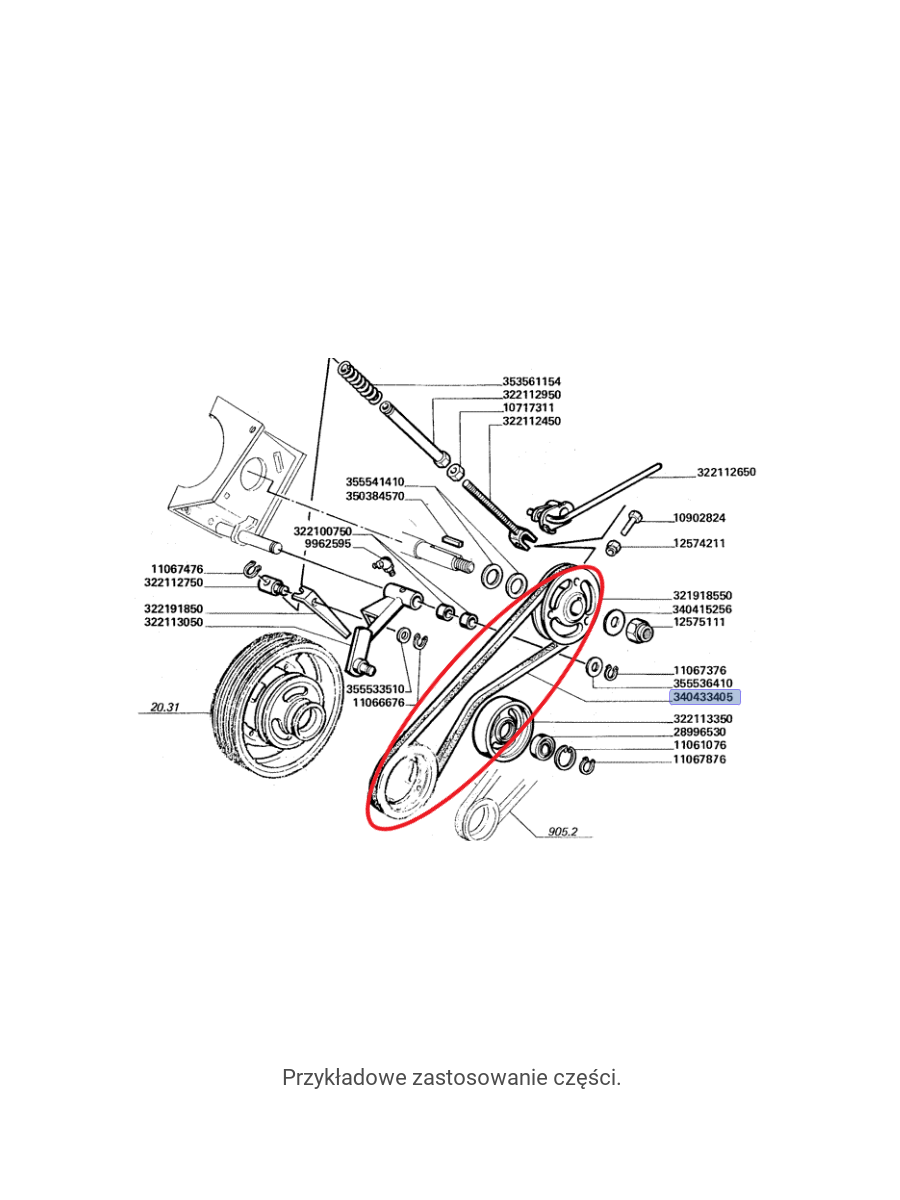 PAS SEPARATORA LAVERDA NEW HOLLAND 340433405
