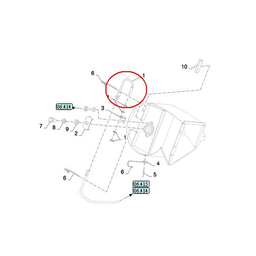 Датчик оборотов M12x31 NEW HOLLAND CASE 84058861