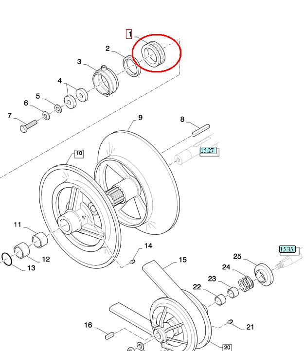 ОПОРНЫЙ ПОДШИПНИК КОРОБКИ ПЕРЕДАЧ NEW HOLLAND CASE 80385803 - 385803
