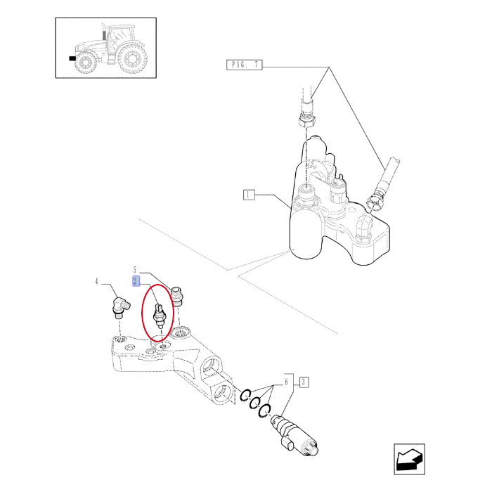 ПЕРЕКЛЮЧАТЕЛЬ ДАВЛЕНИЯ NEW HOLLAND CASE 84583871-87389739