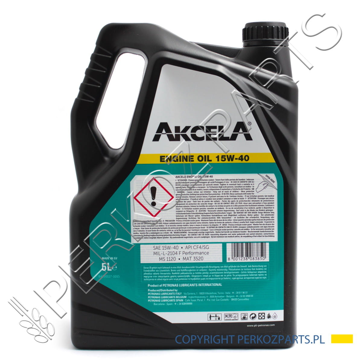 МОТОРНОЕ МАСЛО ACCELA 15W-40-ПУЗЫРЬ 5L