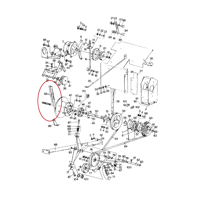 РЕМЕНЬ ВОЗДУШНОГО КОМПРЕССОРА NEW HOLLAND CASE 80432642-432642