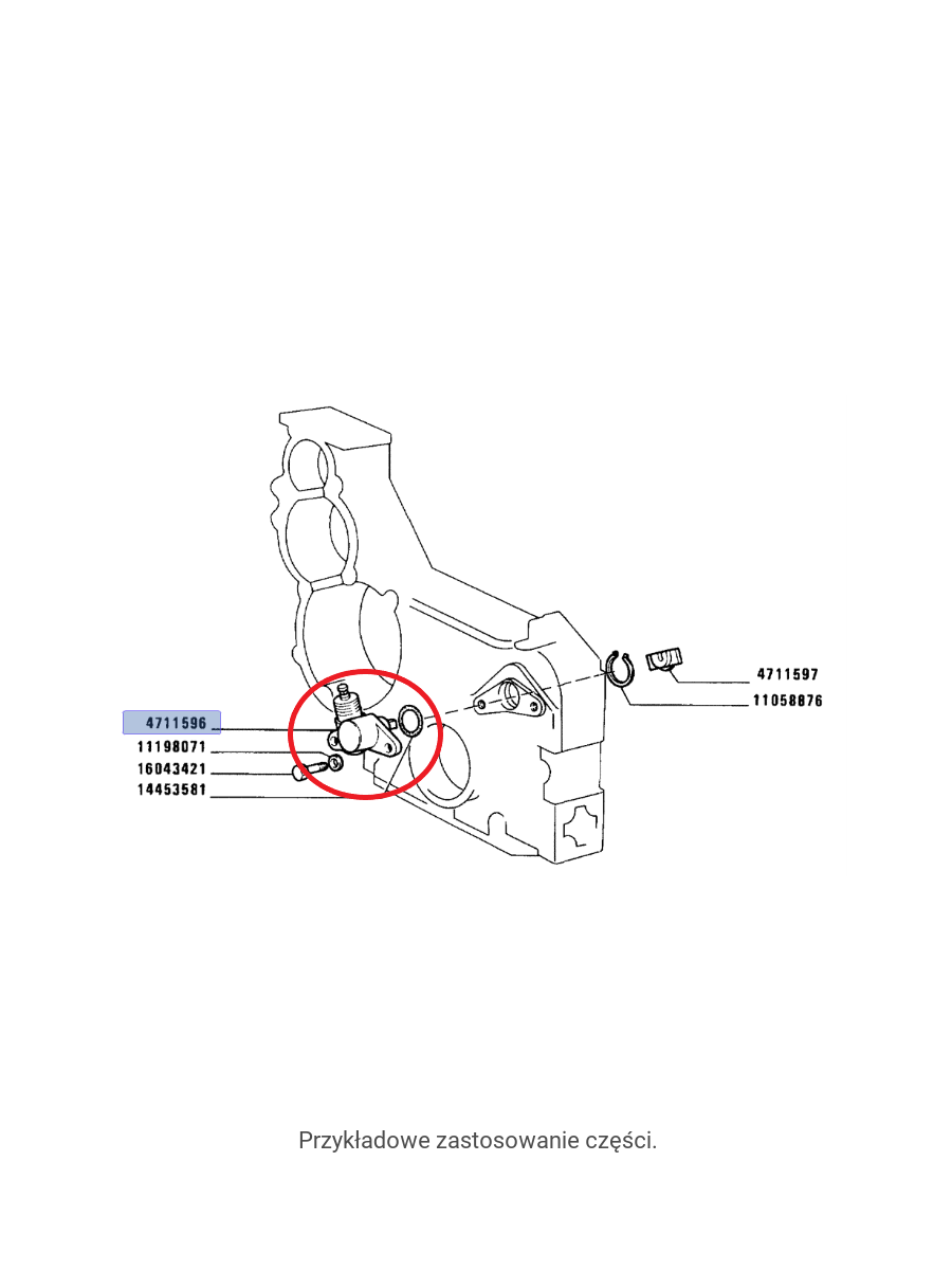 Привод счетчика моточасов New Holland CNH 4711596