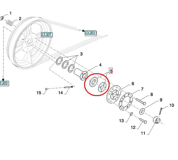 КЛЫК СЦЕПЛЕНИЯ NEW HOLLAND CASE 80362801-362801