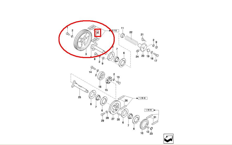 РЕМЕНЬ ПРИВОДА ПОВОРОТНОЙ КОРЗИНЫ TX NEW HOLLAND 84037964