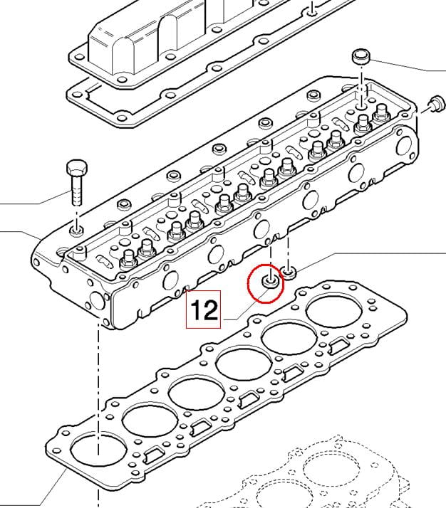 СЕДЛО КЛАПАНА ВЫПУСКНОЙ КОЛЛЕКТОР NOMINAL NEW HOLLAND CASE 81865194