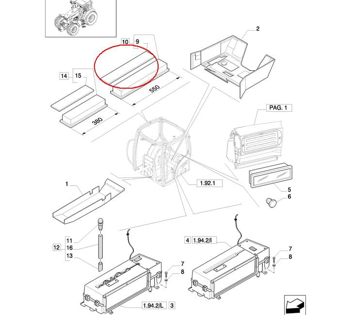 ФИЛЬТР КАБИНЫ NEW HOLLAND CASE STEYR 87726694